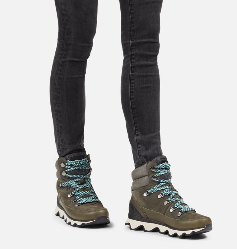 Sorel Kinetic™ Conquest Boot - Womens Sneakers Deep Green - 530214VWA